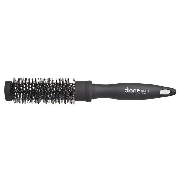 Diane Thermal Hair Brush for Blow Drying and Styling, 1 Inch Ceramic Barrel with Nylon Pins, Smooths and Styles Hair
