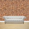MyTinyWorld Pack of 5 Dolls House Worn Victorian Red Brick Pattern Cladding Sheets