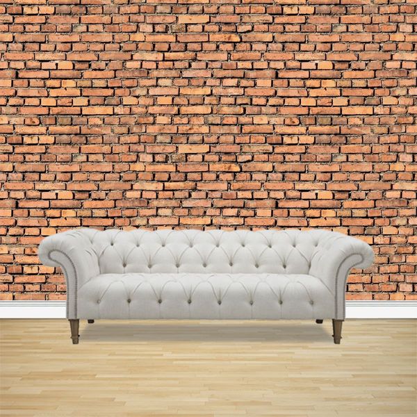 MyTinyWorld Pack of 5 Dolls House Worn Victorian Red Brick Pattern Cladding Sheets