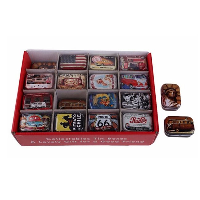 Cheap Useful Mini Tin Box Vintage Small Metal Tins Storage Box