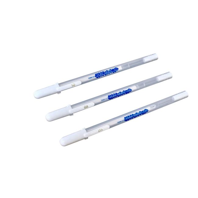 Tachikawa Pin Manufacturing Tachikawa Water Pen, Pure White, Set of 3 TPW-3S