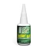 Green Stuff World CA Glue, 20g Bottle with 5 Replaceable Tips, Cyanoacrylate Liquid Adhesive for Bonding Different Materials