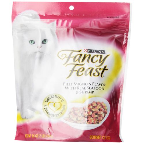 Purina Fancy Feast Filet Mignon With Real Seafood & Shrimp Cat Food - (6) 1 Lb. Bag