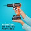 beyond by BLACK+DECKER Drill Bit Set / Screwdriver Bit Set, 46-Piece (BDA46SDDDAEV)