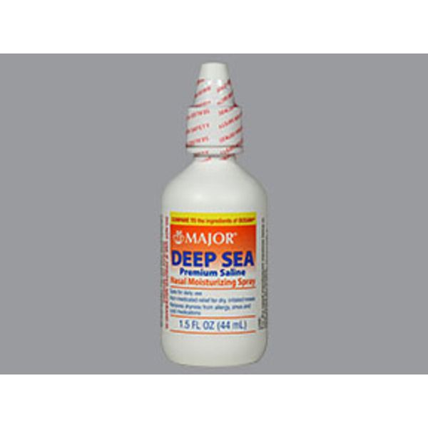 Saline Nasal Spray 1.5oz MAJOR Deep Sea ( 6 bottles )