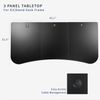 VIVO Black 63" x 32" Table Top for Adjustable Standing Desk Frames