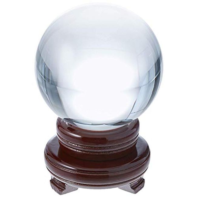 3 inch Quartz Crystal Ball with Stand