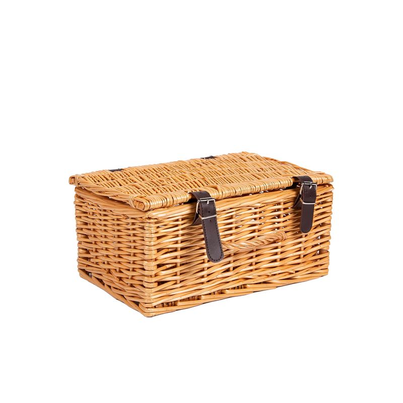 Natural Dyed Wicker Hampers with Lid Perfect for Gift Hampers Shelf ...