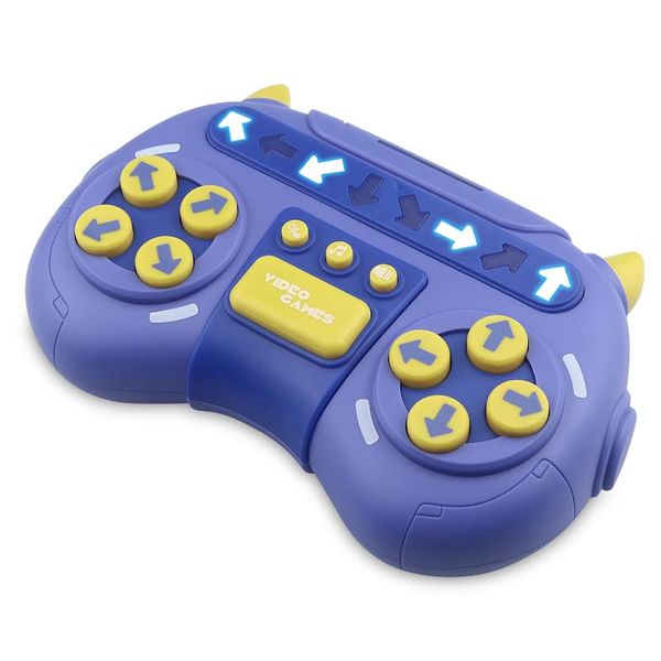 Caterbee Baby Controller Toy, Video Game Remote Control Toy with Muscial and Light (Purple)