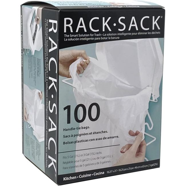 Rack Sack Bags - Kitchen Refill 100 Count