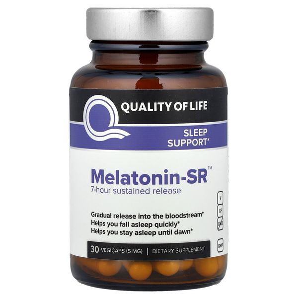 Melatonin-SR™, 5 mg, 30 Vegicaps