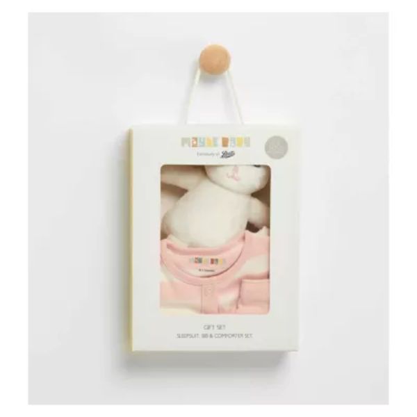 Maybe Baby Pink Sleepsuit Comforter Set