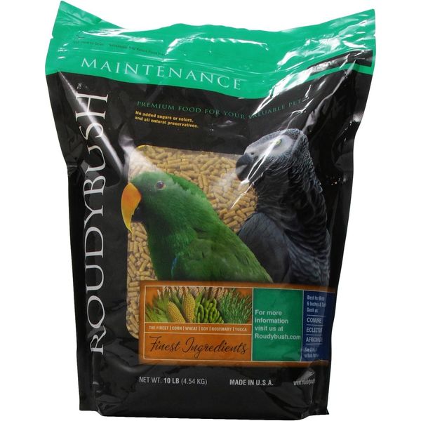 RoudyBush Daily Maintenance Bird Food, Small, 10-Pound