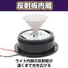 Saki&Masa High Brightness Lightweight Warning Light Rotating Light 12/24V Dual Use Flash, Strobe LED (Red)