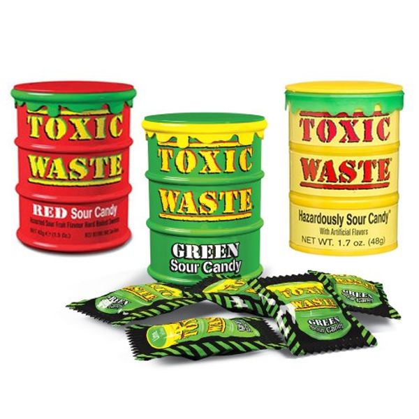 Toxic Waste Mix - Green, Red & Yellow (3 Tubs)