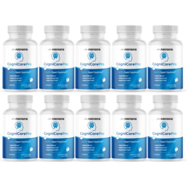 CogniCarePro Cognitive Support for Memory, Brain Health Capsules 10 Bottles