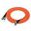 Jeirdus 30M Fiber Optic Cable, ST to ST Duplex, OM1 Multimode, 62.5/125, Compatible with Router, Switch, Server