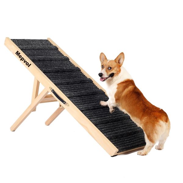 Mepvol Dog Ramp,Stable Wooden Pet Ramp For All Small And Older Animals,43.5"