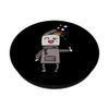Faulty Robot Cartoon PopSockets Swappable PopGrip
