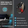 16 Inch Wall Mounted Attic Gable Vent Fan with Adjustable Temperature Thermostat
