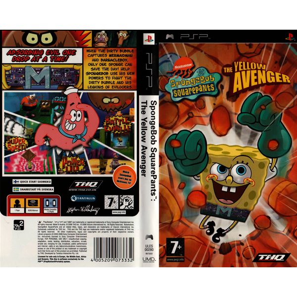 SpongeBob SquarePants: The Yellow Avenger (PSP)