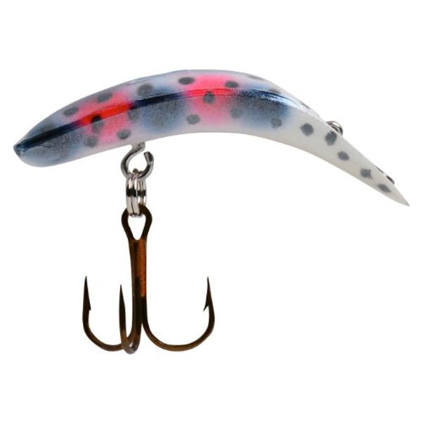 Yakima Bait Flatfish F-5 High Action Plug, 1 3/4-Inch, Rainbow