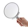 Merry CH-7740 Folding Hand Mirror with Magnifying Mirror, Silver