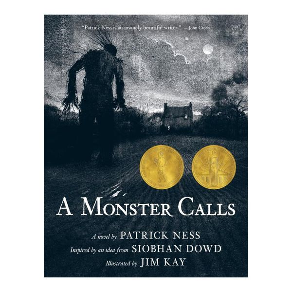 现货【外图原版】英文小说 A Monster Calls 当怪物来敲门 怪物召唤 恶魔呼唤 电影原著小说 黑白插画版 卡内基金奖 凯特格林威大奖