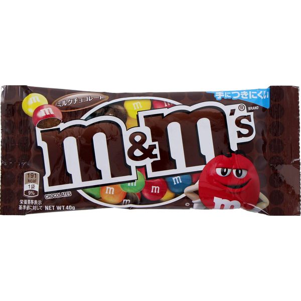 Mars Japan M&M'S Milk Chocolate Single 1.4 oz (40 g) x 12 Bags