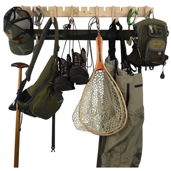 The Jetty Fishing Gear Wall Rack