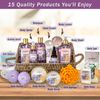 Bath Spa Gift Set (Aqua Elegante) - Luxury Basket With Honey & Lavender