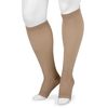 Juzo Basic 4411ad 20-30mmhg Knee-High Open Toe Compression Stocking ,Beige,2 (II)Short