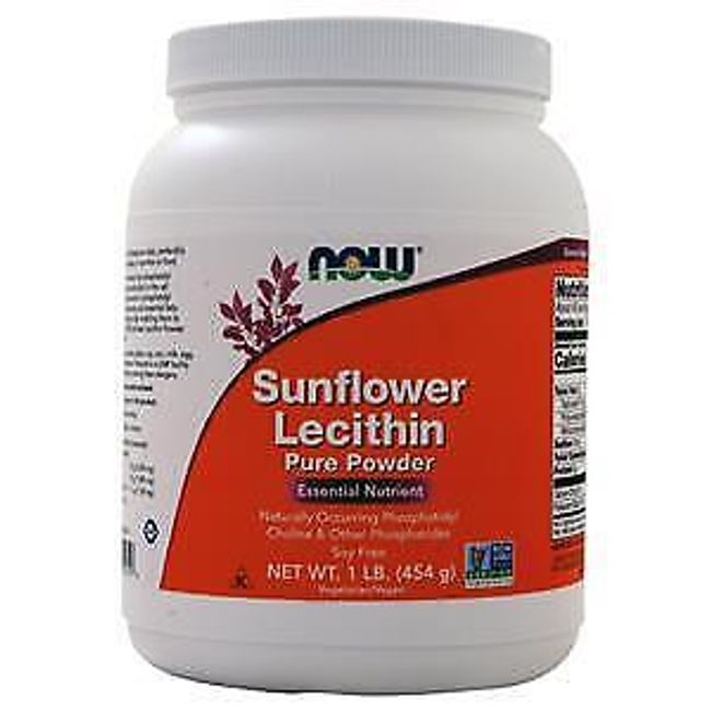 Now Sunflower Lecithin Pure Powder  1 lbs