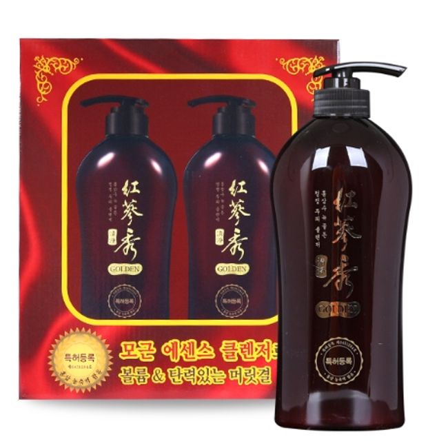 Mcerad Red Ginseng Water Shampoo Scalp Cleanser Set 730ml (2 pieces)