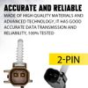 2x Front ABS Wheel Speed Sensor Driver&Passeng