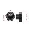 uxcell Clamping Handle Screw Knobs Handle M8 Threaded Through Hole Star-Shape