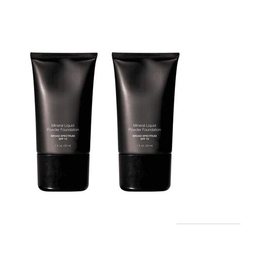 Mineral Liquid Powder Foundation Broad Spectrum SPF 15 Pack of 2 (Cameo Beige)
