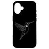 iPhone 16 Line Art Bird & Ornithologist Allen'S Hummingbird Case