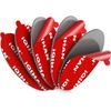 Sticky Adhesive Pad Replacement for Suction Cup Mount, 5pcs Circle Grey, Red