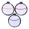 Monall Makeup Remover Puff, String Band, Design Patent, Pack of 3