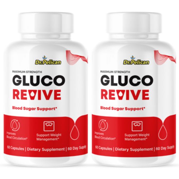 Gluco Revive- Blood Support- 2 Bottles- 120 Capsules