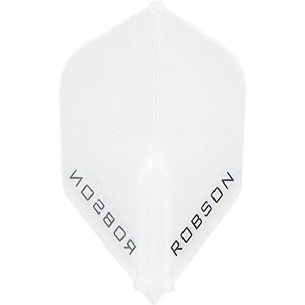 PerfectDarts 1 x Set Robson Plus Rigid Dart Flights Standard Shape Clear