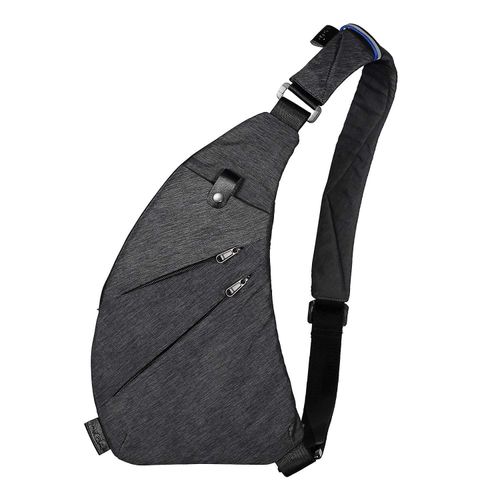 TOPNICE Sling Bag Crossbody Chest Shoulder Personal Pocket Bag Anti Theft Travel Bags Daypack for Men Women Water Resistance (Gray)