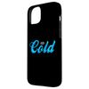 Blue Ice Cold Blue Color Graphic Case for iPhone 15 Plus