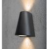 Zenon Lighting Collection Indoor/Outdoor Double Wall Up and Down Light, Black
