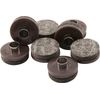 SOFTTOUCH 1" Round Heavy Duty Felt Pads - 48 Count