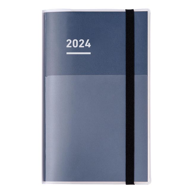 Kokuyo JF1DB-24 JF1DB-24 Jibun Notebook, First Kit, 2024, A5, Slim, Monthly & Weekly, Begins with November 2023