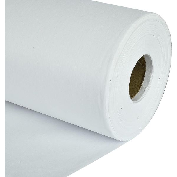 Fashion Track Iron on Fusible Interfacing - 90 cm wide - Nonwoven Fabric in Medium Weight for Sewing Craft (White, 2 Metre)