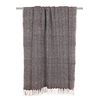 DII Chevron Throw Collection Handloomed Cotton, 50x60, Black