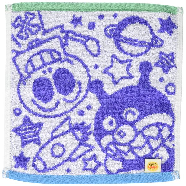 Nasto Corporation Hand Towel, Purple, Approx. Length 8.3 x 8.3 inches (21 x 21 cm), Horror Man, Made in Japan, Handkerchief